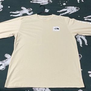 North Face Long Sleeve - Tan color